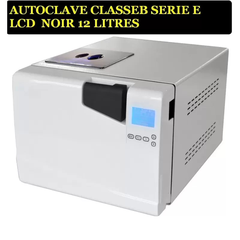 AUTOCLAVE CLASSE B 12 L  SERIE E  LCD NOIR  1611,10 €uros