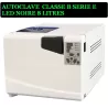 AUTOCLAVE CLASSE B  SERIE E  LED NOIRE 8 LITRES 1505,36€  LIVRAISON  COMPRISE